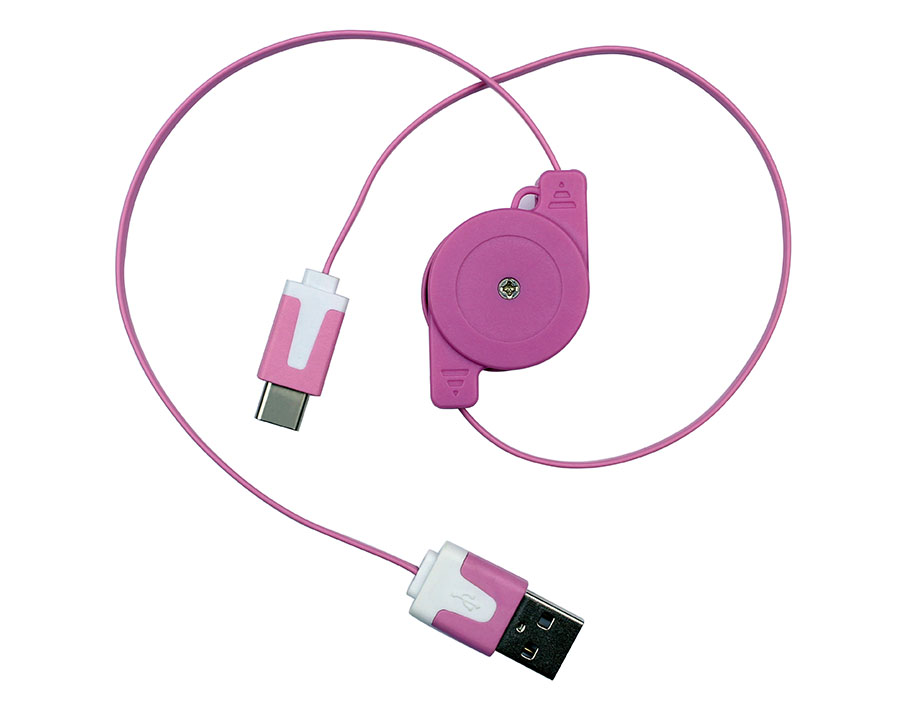 Dual color Type C Retractable Cable
